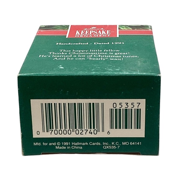 Hallmark 1991 “Notes of Cheer” Ornament - Picture 13 of 13